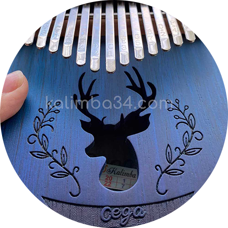 Đàn Kalimba 17 phím Cega Nai Xanh gỗ manhogany cao cấp Banner Large