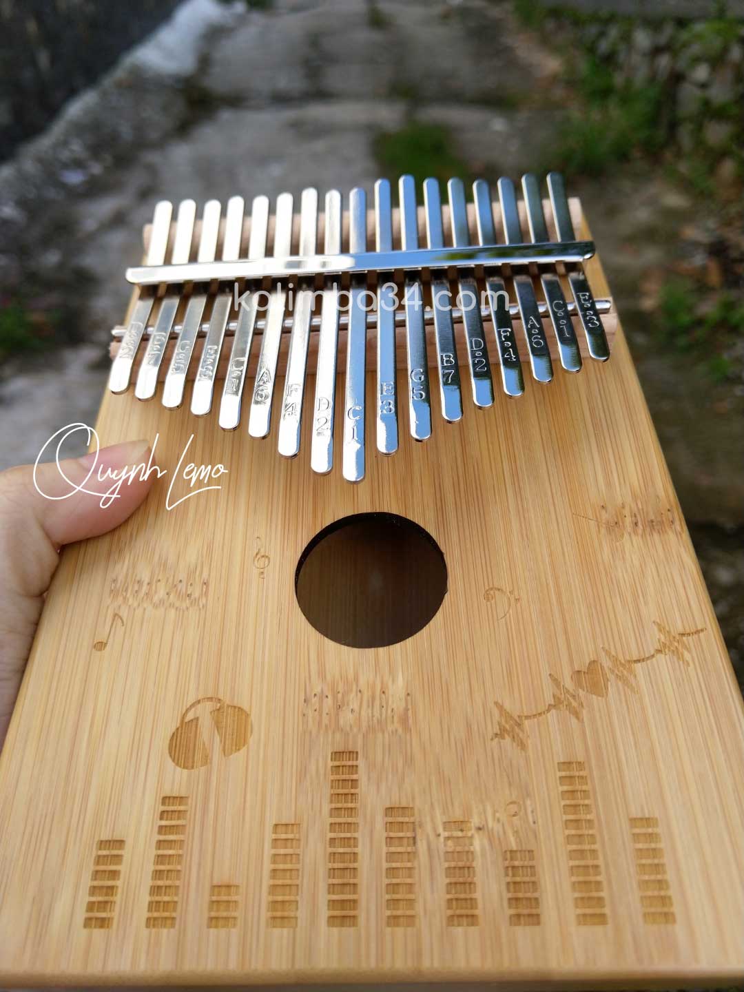 Đàn Kalimba 17 Phím Hình Âm Nhạc 02