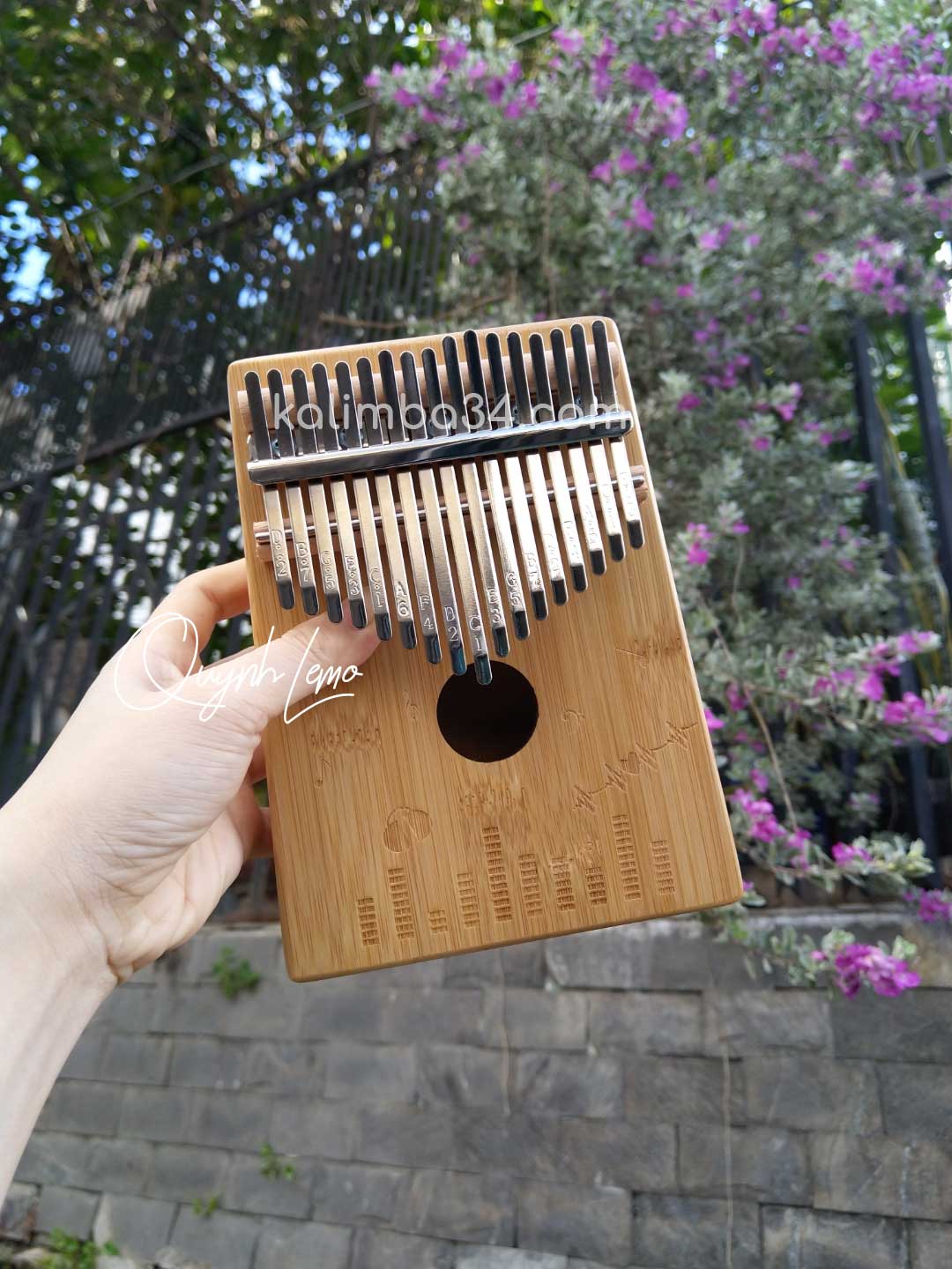 Đàn Kalimba 17 Phím Hình Âm Nhạc 03