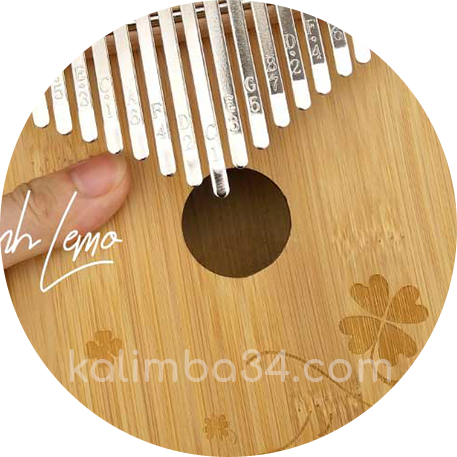 Đàn Kalimba 17 Phím Hình Cỏ Bốn Lá Banner Large