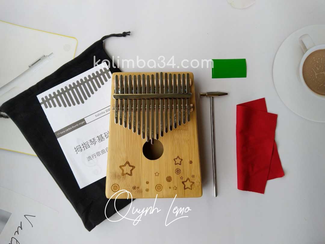 Đàn Kalimba 17 Phím Hình Ngôi Sao 01