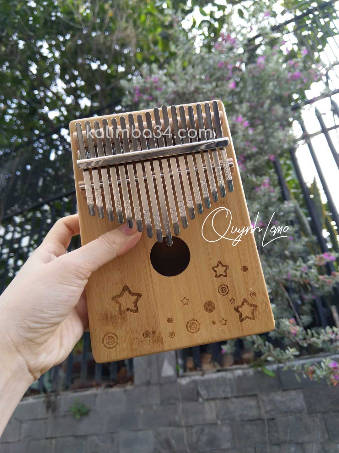 Đàn Kalimba 17 Phím Hình Ngôi Sao 04
