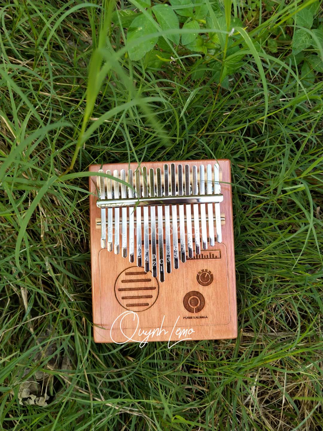 Đàn Kalimba 17 phím Radio gỗ Manhogany 04