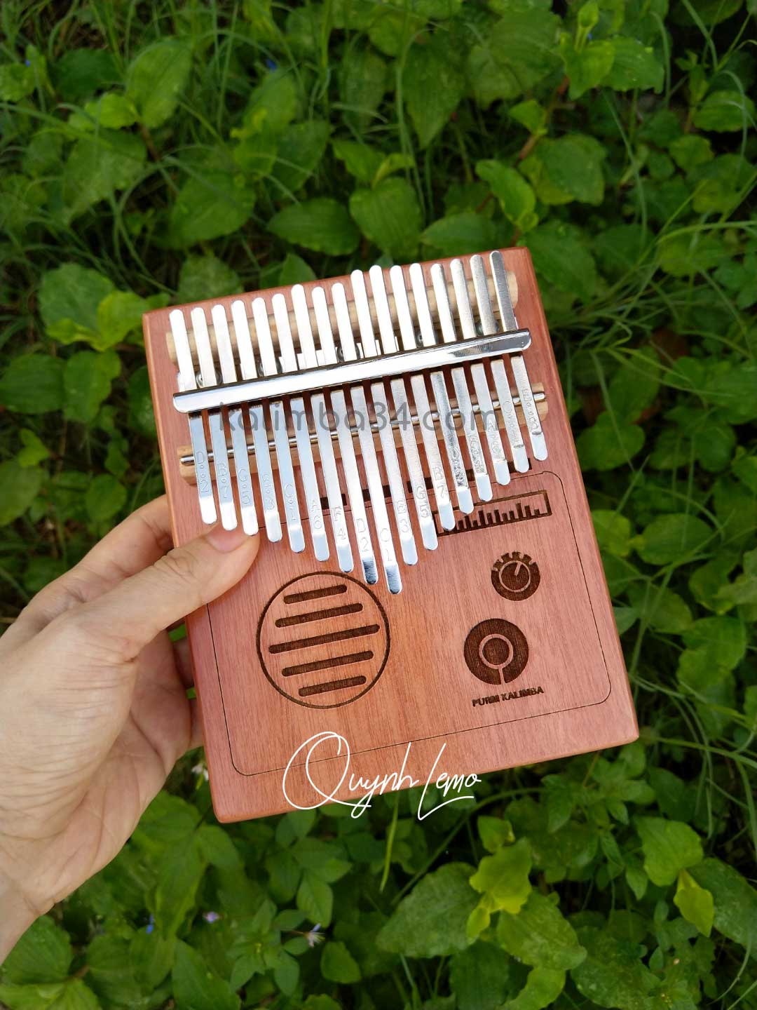 Đàn Kalimba 17 phím Radio gỗ Manhogany 05