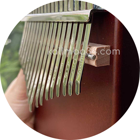 17 Phím Gỗ Nguyên Khối Gỗ Thông Cơ bản Nâu Large