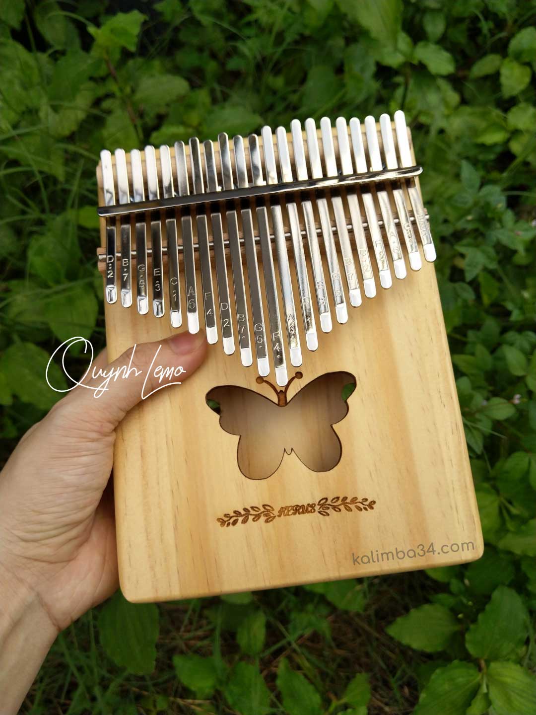 Đàn Kalimba 21 Phím Hình Bướm 03
