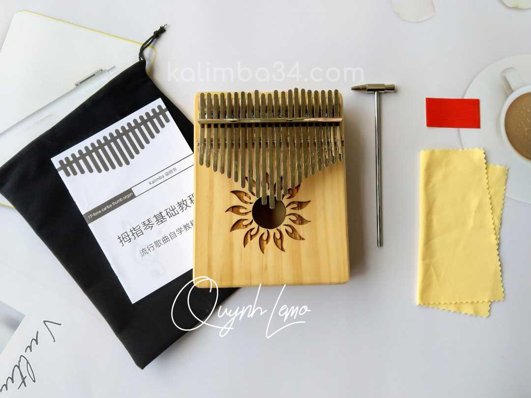 Đàn Kalimba 21 Phím Mặt Trời 01