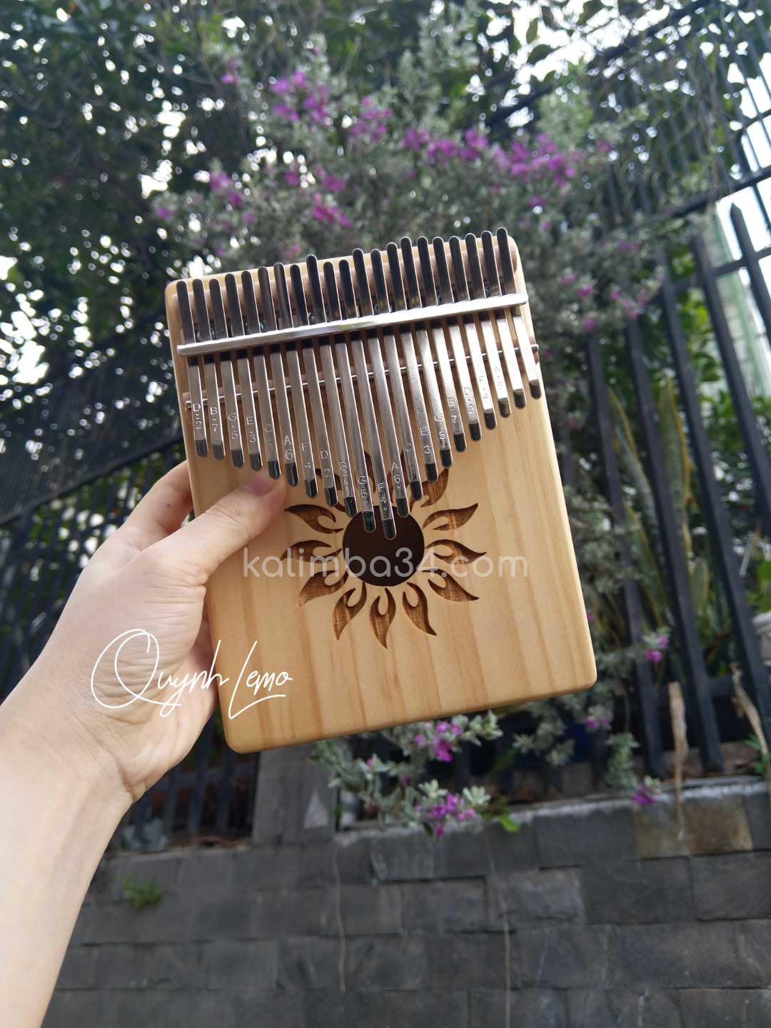 Đàn Kalimba 21 Phím Mặt Trời 04