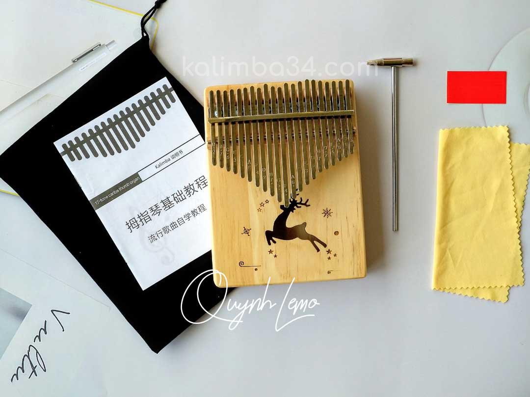 Đàn Kalimba 21 Phím Con Nai 01