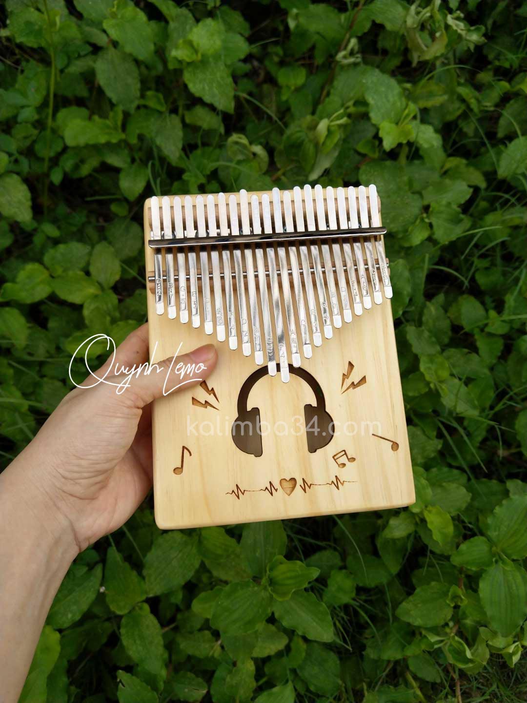 Đàn Kalimba 21 Phím Tai Nghe 02
