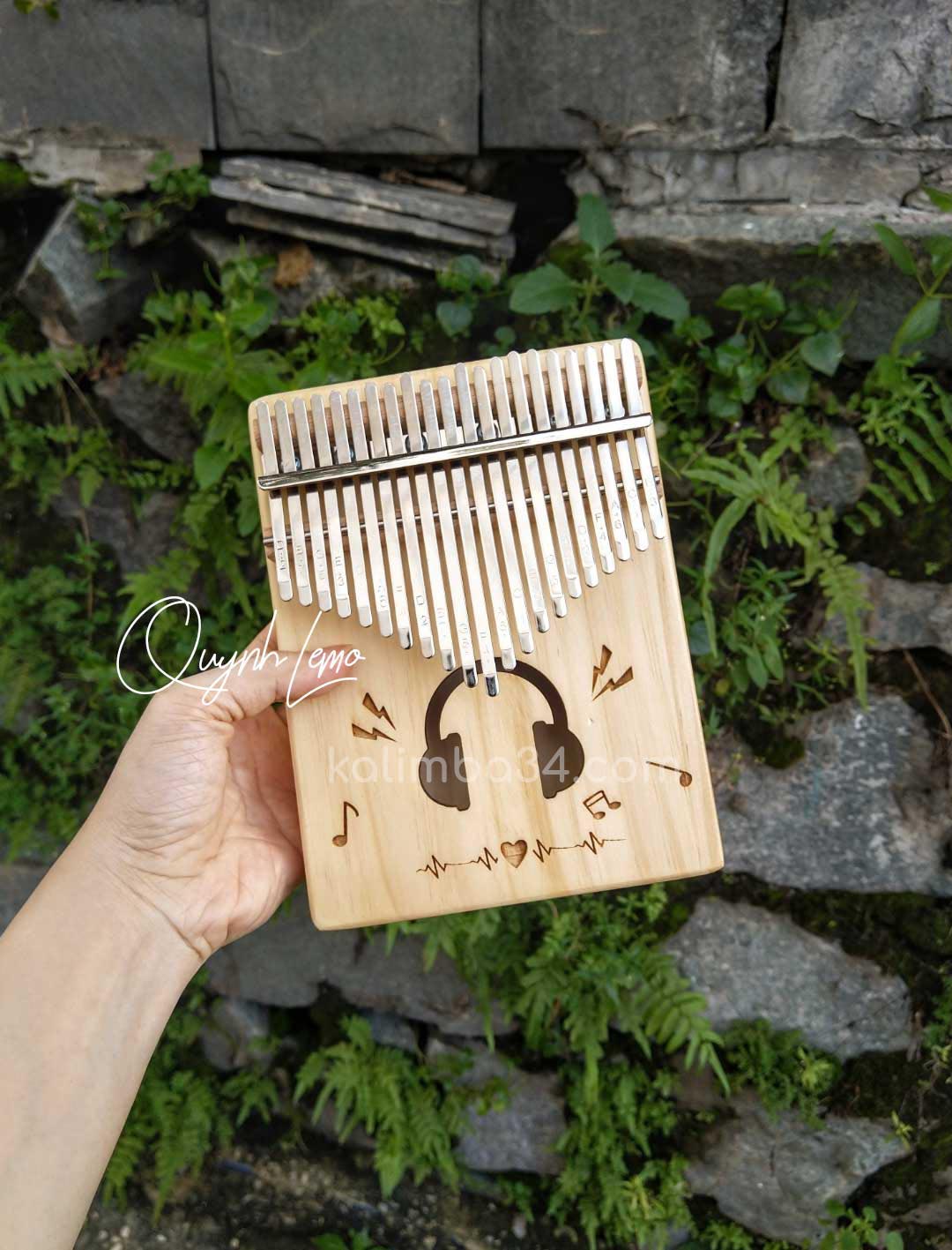 Đàn Kalimba 21 Phím Tai Nghe 05